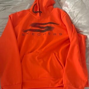 Skechers Men's Vibrant Orange Hoodie L/XL